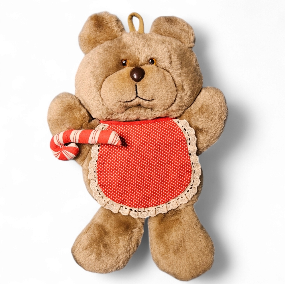 Hallmark Vintage 1982 Baby's First Christmas Bear Stocking Stuffables - Picture 1 of 10
